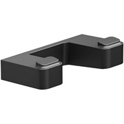 Крючок двойной TD 100.20 черный X07P554