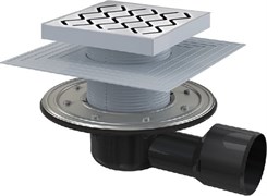 Сливной трап SN501 105х105/50 - stainless X01435