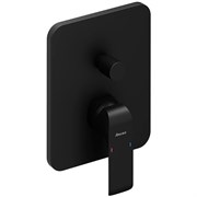 Смеситель настенный с переключателем FL 065.20 для R-box черный X070179