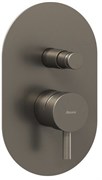 Смеситель скрытого монтажа с переключателем ES 061.20GB.O2 ГРАФИТ (2 вывода) X070321
