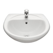 131112S0011B0 Умывальник Соната с переливом белый 540х485 1.3111.2.S00.11B.0