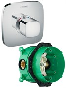 Set HG Ecostat E Highflow термостатический смеситель для душа (15706000+01800180) 15706000S