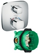 Set HG Ecostat E термостатический смеситель для душа (15708000+01800180) 15708000S