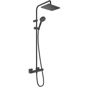 HG Vernis Shape Showerpipe 230 душевая система матовый черный 26097670