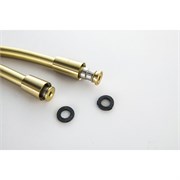 шланг для душа 120 см ПВХ, шлиф. золото AQ2104BG