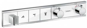 Set HG RainSelect термостатический смеситель для душа (15356400+15311180) белый/хром 15356400S
