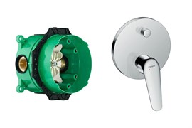 Set HG Novus смеситель для ванны (71045000+01800180) 71045000S