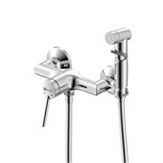 "Minima" Смеситель настенный с гигиеническим душем, хром LM3818C