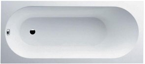 UBQ 180 OBE 2V-01 OBERON Solo Ванна 180x80, с ножками, белая, материал кварил Quaryl®, вкл. сверло для перелива UBQ180OBE2V-01