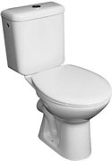 ZETA  комб.унитаз, гориз.выпуск, нижний подвод воды 2539.6.000.242.1