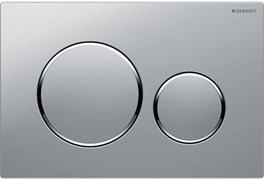 Клавиша смыва Sigma 20 NEW двойной смыв к 111.300/350/361/362/380/390/796 не оставляет отпечатков пальцев, хром мат/хром глянц/хром мат 115.882.JQ.1