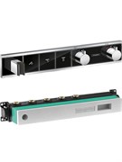 Set HG RainSelect термостатический смеситель для душа (15356600+15311180) черный/хром 15356600S