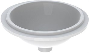 Geberit VariForm Раковина с установкой под столешницу круглой формы, D1=33 см, без отв. под смеситель, без отв. перелива 500.746.01.2