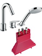 Set HG Logis смеситель для ванны на на 3 отверстия (71310000+13437180) 71310000S