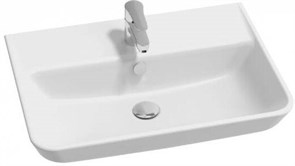 Struktura Раковина 65x48 с отв.для смесителя,сл.пер.,белый EGC112-00