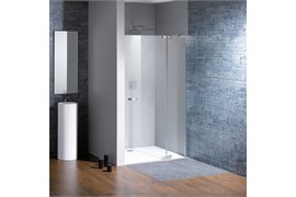 PT0009.C91.322.708 STUDIO PARIS Распашная дверь для ниши 800*2000, хром., ручка релинг, крепл. слева,стекло прозр. с AP, нест. изг. PT0009C91322708