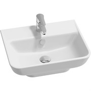STRUKTURA  Раковина 50x40 с отв.для смесителя,сл.пер.,белый EGF112-00