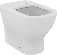 TESI AquaBlade® Напольный пристенный унитаз соло, горизонтальный выпуск (универсальный), глубокий смыв, сидение и крышка заказывается доп, с T007701