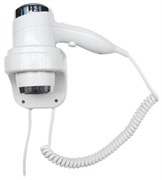 Фен HOTELline настенный белый 1800-2200 W, 02011.W, шт 02011.W