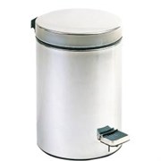Ведро из нерж. Стали 20 л. с педалью матовое, 09100.20.S,  шт 09100.20.S