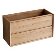 Тумба под раковину COOL с 2 ящиками 80x45 x54 CL.080.MUD коричневый CL.080.MUD