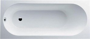 UBQ 170 OBE 2V-01 OBERON Solo Ванна 170x75, с ножками, белая, материал кварил Quaryl®, вкл. сверло для перелива UBQ170OBE2V-01