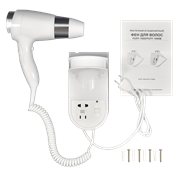 Фен для волос настенный 