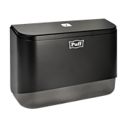 Диспенсер бумажных полотенец Puff-5140Bl, черный, с замком, ABS-пластик 1402.030