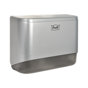 Диспенсер бумажных полотенец Puff-5140S, хром, с замком, ABS-пластик 1402.029