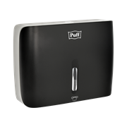 Диспенсер бумажных полотенец Puff-5145Bl, черный, с замком, ABS-пластик 1402.033