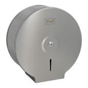 Диспенсер для туалетной бумаги Puff-7615, 304-я сталь , антивандальный, с ключом, 26х12х27 см 1402.133