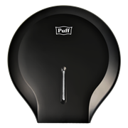 Диспенсер туалетной бумаги Рuff-7130Bl, черный, с замком, ABS-пластик 1402.007