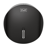 Диспенсер туалетной бумаги Рuff-7145Bl, черный, с замком, ABS-пластик 1402.036