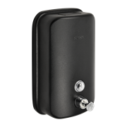 Дозатор для жидкого мыла из нержавеющей стали PUFF-8615Bl, черный, 1000 мл, порошковое окрашивание 1402.024