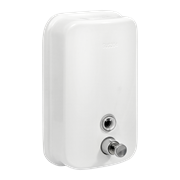 Дозатор для жидкого мыла из нержавеющей стали PUFF-8615W, белый, 1000 мл, порошковое окрашивание 1402.023