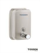 TOSSEN MN-500 M (Steel Line) - механический диспенсер жидкого мыла 211060