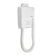 Фен для волос с гибким шлангом , в ванную комнату с РОЗЕТКОЙ 6823