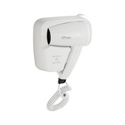 Фен для волос в ванную комнату, с боковым креплением, 1200W, корпус из высокопрочного АБС пластика, цвет БЕЛЫЙ. 6815