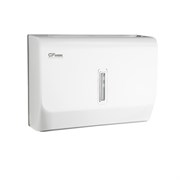 Диспенсер для бумажного полотенца Z сложения, с ключом, из АБС пластика, цвет БЕЛЫЙ. 921