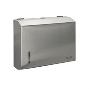 Диспенсер для бумажного полотенца Z сложения, с ключом, из нержавеющей стали, цвет САТИН. 9901