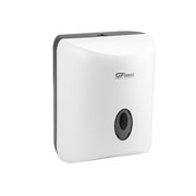 Диспенсер туалетной бумаги с центральной вытяжкой, с глазком - капля, БЕЛЫЙ 934