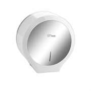 Диспенсер для туалетной бумаги в рулонах, с ключом, из АБС пластика, цвет БЕЛЫЙ. 918