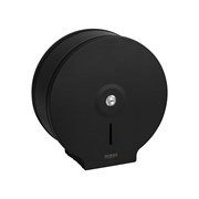 Диспенсер для туалетной бумаги, с ключом, из нержавеющей стали, цвет ЧЁРНЫЙ. 9920