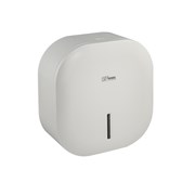 Диспенсер для туалетной бумаги в рулонах, с ключом, из АБС пластика, цвет БЕЛЫЙ. 9162