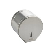 Диспенсер для туалетной бумаги, МАЛЫЙ, барабан, нержавеющая сталь, цвет САТИН. 9199