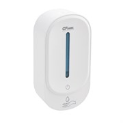 Дозатор СЕНСОРНЫЙ, для жидкого МЫЛА, пластик АБС, БЕЛЫЙ, большой, с полоской, 350 мл, питание 4АА 676