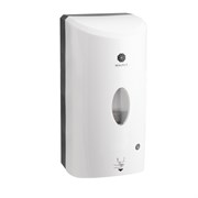 Дозатор СЕНСОРНЫЙ, для жидкого МЫЛА, пластик АБС, БЕЛЫЙ с чёрным, 1200 мл, 679