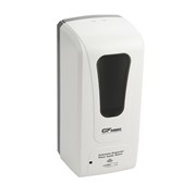 Дозатор СЕНСОРНЫЙ, для жидкого МЫЛА, пластик АБС, БЕЛЫЙ, большой, с окошком, 1000 мл 716