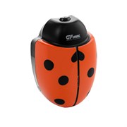 Дозатор СЕНСОРНЫЙ, для жидкого МЫЛА , модель БОЖЬЯ КОРОВКА с окошком, пластик АБС, КРАСНЫЙ, с датчиком объёма жидкости и уровня заряда батарей, 1000 мл 725