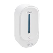 Дозатор СЕНСОРНЫЙ, ПЕНА, пластик АБС, БЕЛЫЙ, большой, с полоской, 350 мл 677